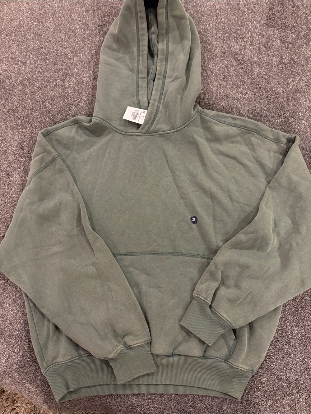 Hollister Olive Green Pullover Hoodie